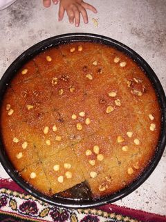 صورة لوصفة هريسة بالقرفة والسمن البلدي