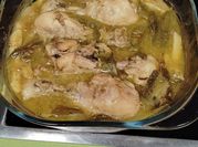 Una foto de muslo de pollo thermomix