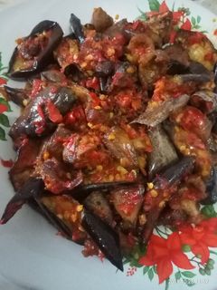Foto resep Sambel ati ampela + terong