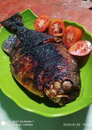 Foto resep 176. Ikan Bawal Goreng Bakar Sederhana - ala Mamah Afa