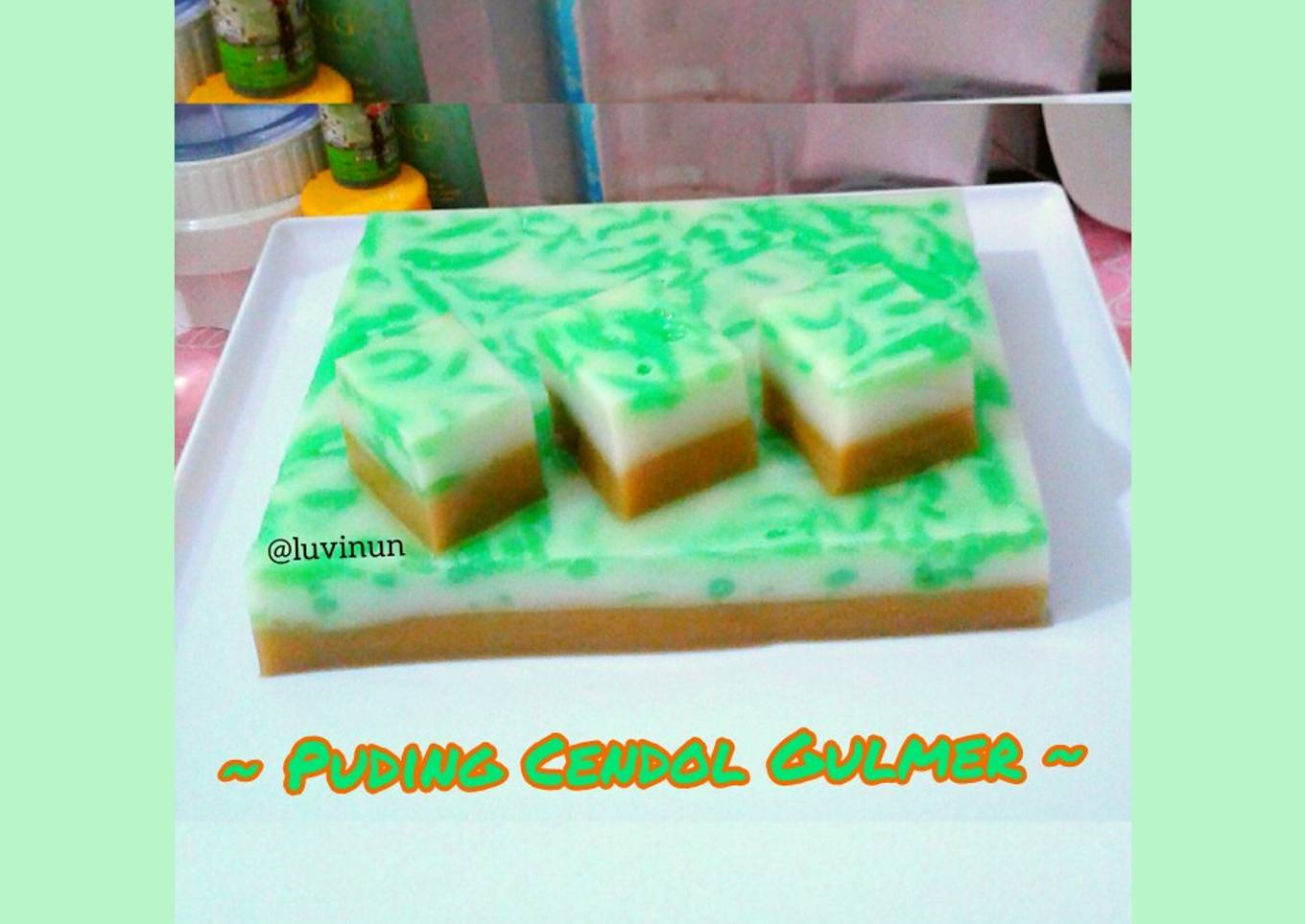 Puding Cendol Gula merah 💚