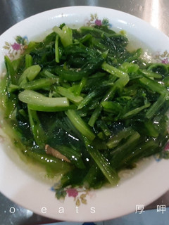 清燙A菜 (台灣萵苣) 的食譜成品照片