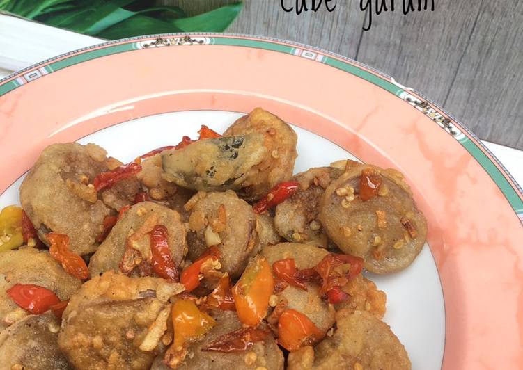 Terong Crispy Cabe Garam