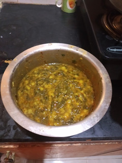 அரைக்கீரை பருப்பு, சாம்பார்(நோஆயில்) செய்முறை முக்கிய புகைப்படம்