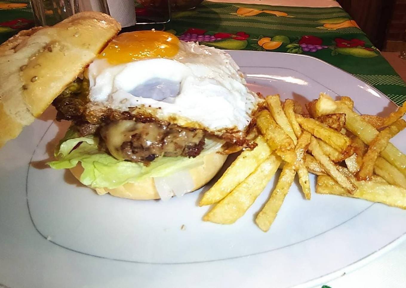 Hamburguesa casera