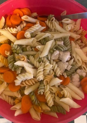 A picture of Hart-made. Chickin noodle soup. 🙂.