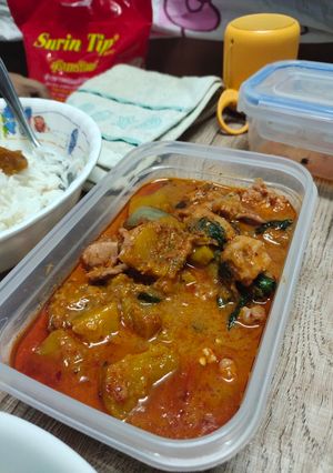 รูปของ แกงฟักทองไก่