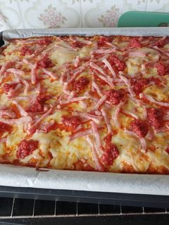 Una foto de Pizza de calabaza