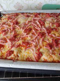 Una foto de Pizza de calabaza