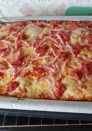 Una foto de Pizza de calabaza