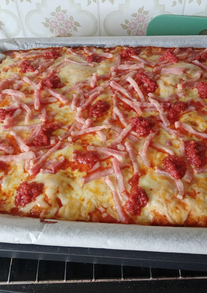 Una foto de Pizza de calabaza
