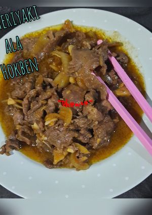 Foto resep Beef Teriyaki ala Hokben by Dhew