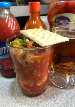 A picture of Beach-Style Shrimp Cocktail.