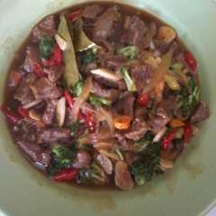 รูปของ Tumis daging teriyaki + sayur