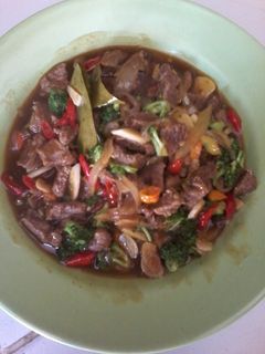 Foto resep Tumis daging teriyaki + sayur