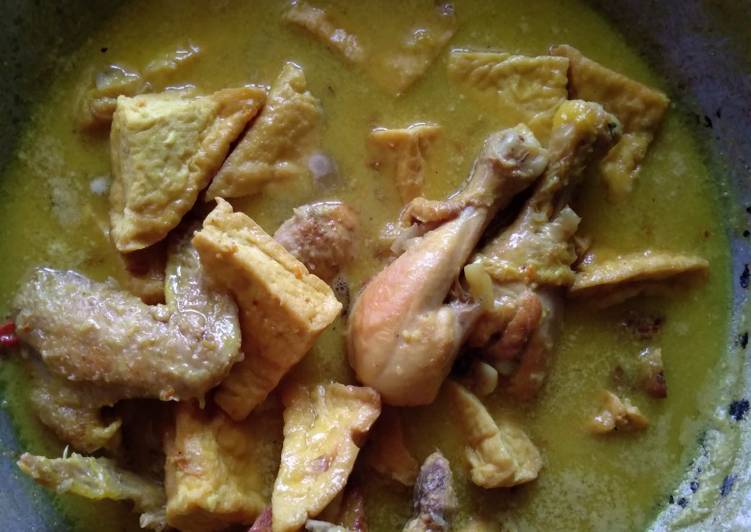 Opor ayam &tahu