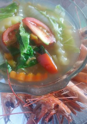 Foto resep Sup sayur kaldu udang