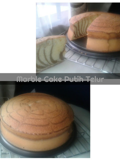 Foto resep Marble Cake Putih Telur