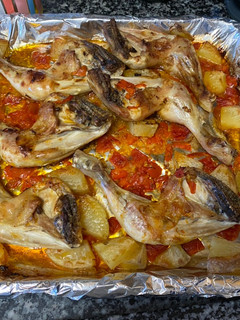 Una foto de Pollo al horno al pimentón