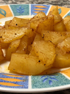 Una foto de Patatas picantes al microondas