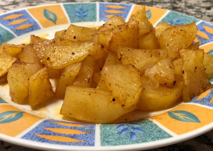 Patatas al microondas - Receta fácil paso a paso
