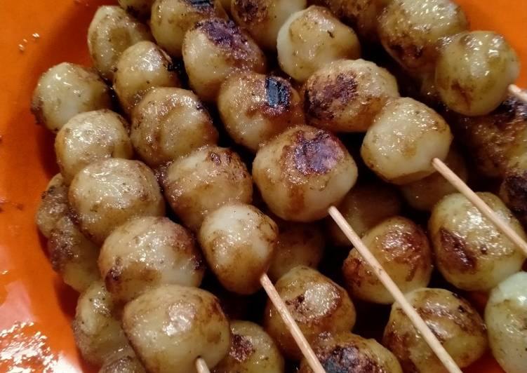 Resep Bakso cilok bakar mantul Anti Gagal