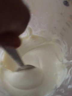 A picture of Homemade mayonnaise.