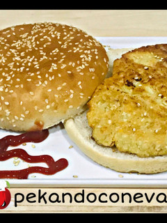 Una foto de Hamburguesas de coliflor THERMOMIX
