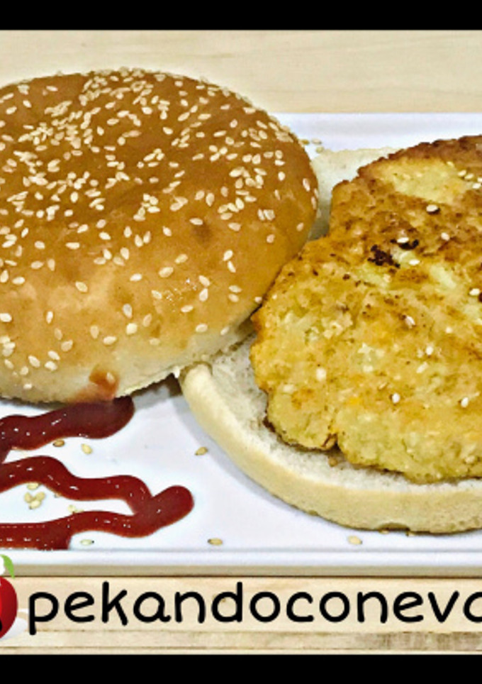 Una foto de Hamburguesas de coliflor THERMOMIX