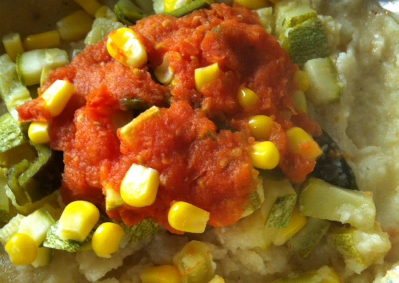 Pescado empapelado con calabacitas 2