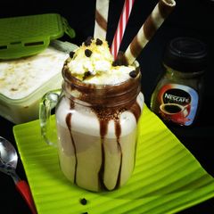 A picture of Butter Scotch Cold Coffee shake.