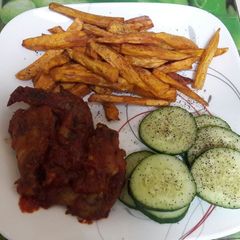 Sweet Potatoes Chips with Wings#local Food Contest_Mombasa A picture of Sweet Potatoes Chips with Wings#local Food Contest_Mombasa.