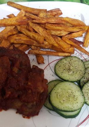 A picture of Sweet Potatoes Chips with Wings#local Food Contest_Mombasa.