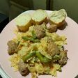 Pasta con salchicha italiana