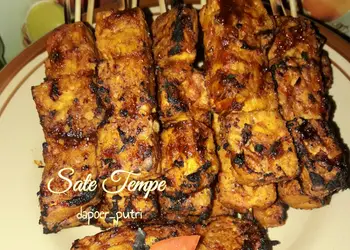 Resep Mudah Sate Tempe #dapoer_putri Ala Rumahan