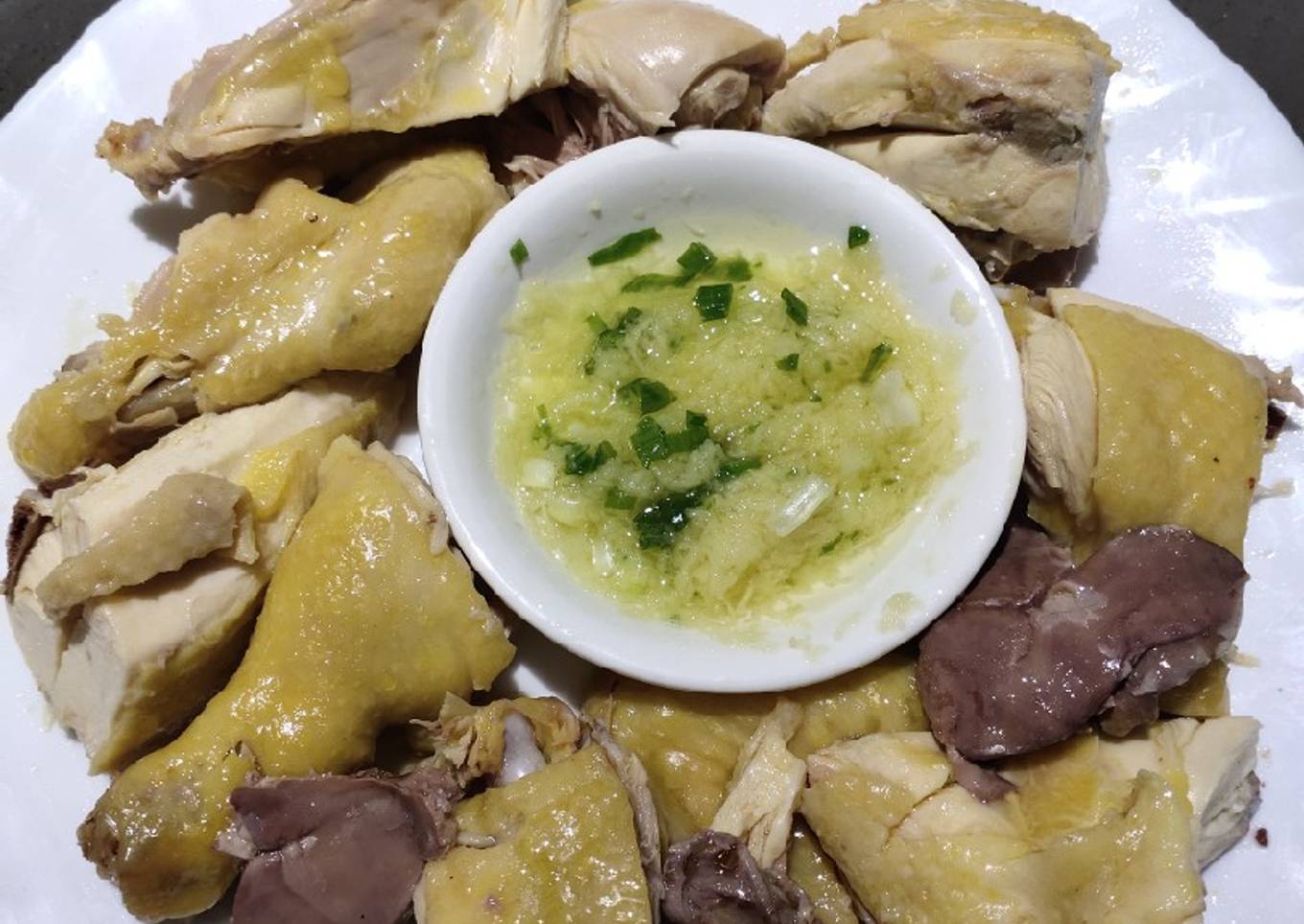 steamed chicken