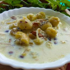 A picture of Makhana kheer.