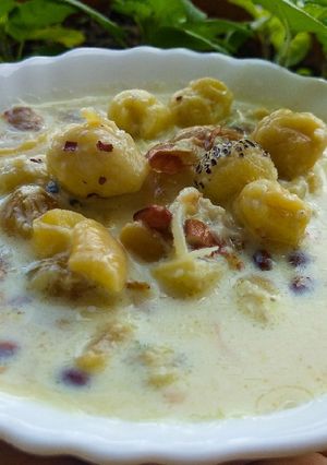 A picture of Makhana kheer.