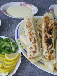 صورة لوصفة شاورما بخبز الصاج