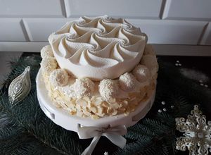O poză a rețetei Tort Raffaello.