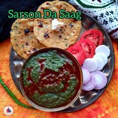 A picture of Sarson dain saag.