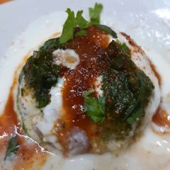 A picture of Instant Sooji Dahi Vada Non Fried.
