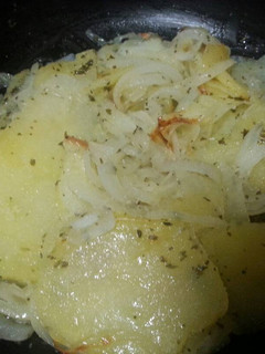 Una foto de Patatas panaderas para guarnición