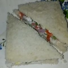 A picture of Veg malai sandwich recipe (no fire).
