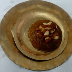 A picture of Potato Halua.