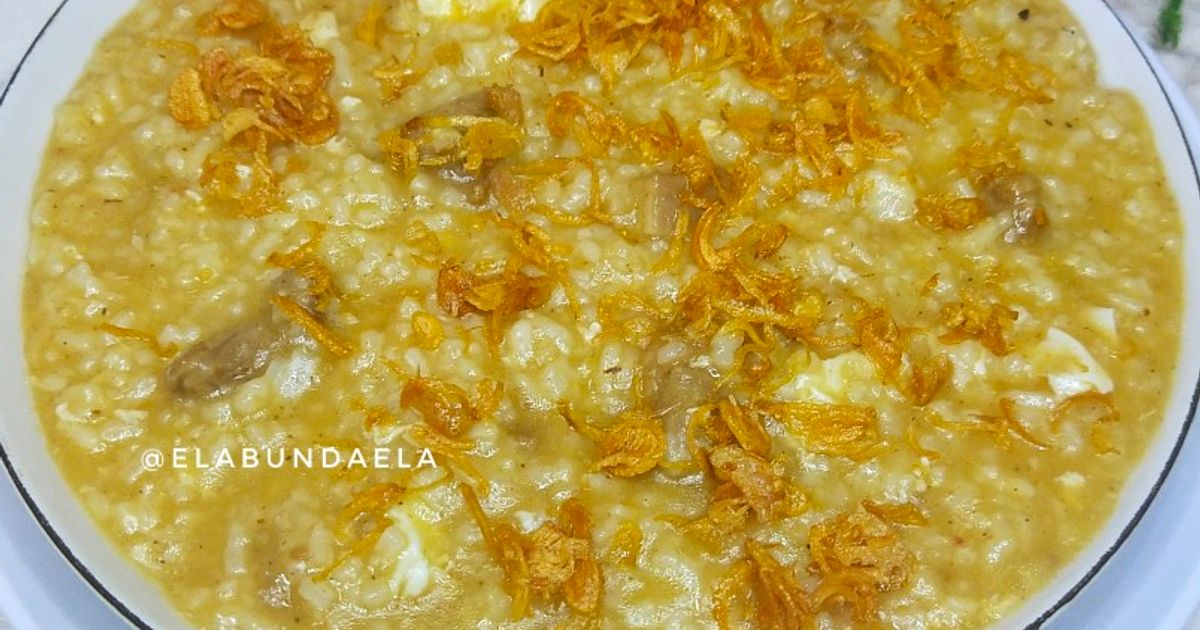 Resep Bubur Bumbu Rendang Daging oleh Bunda Ela - Cookpad