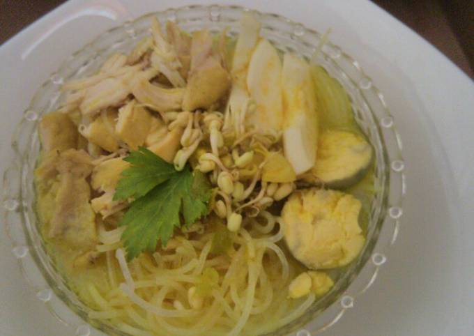 Soto ayam tanpa santan