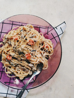 Foto resep Creamy Mushroom Pasta