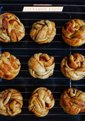 Foto resep Cinnamon Knots (Yudane Method)