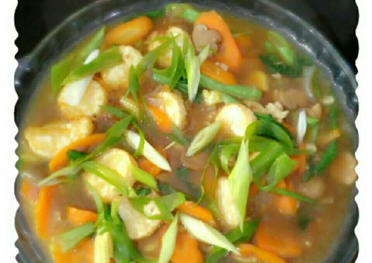 Sapo Tahu Ayam Jamur😋